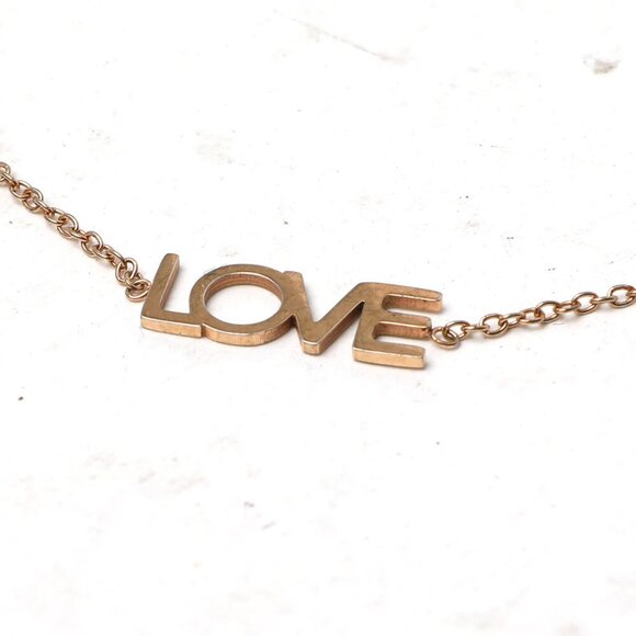 Maya Brenner LOVE Bracelet Los Angeles Gold Metal Designer - Picture 5 of 7